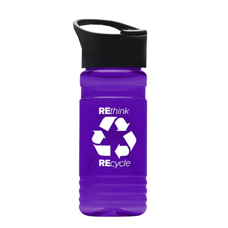 Garyline® RPET Bottle with Pop-Up Lid - 20 oz.-7