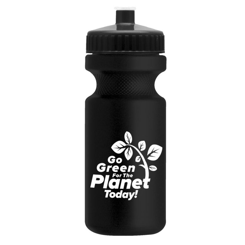 Garyline®-Recycled-Bike-Bottle-with-Push-Pull-Lid-22-oz-WB21R Garyline® Recycled Bike Bottle with Push-Pull Lid - 22 oz.-1