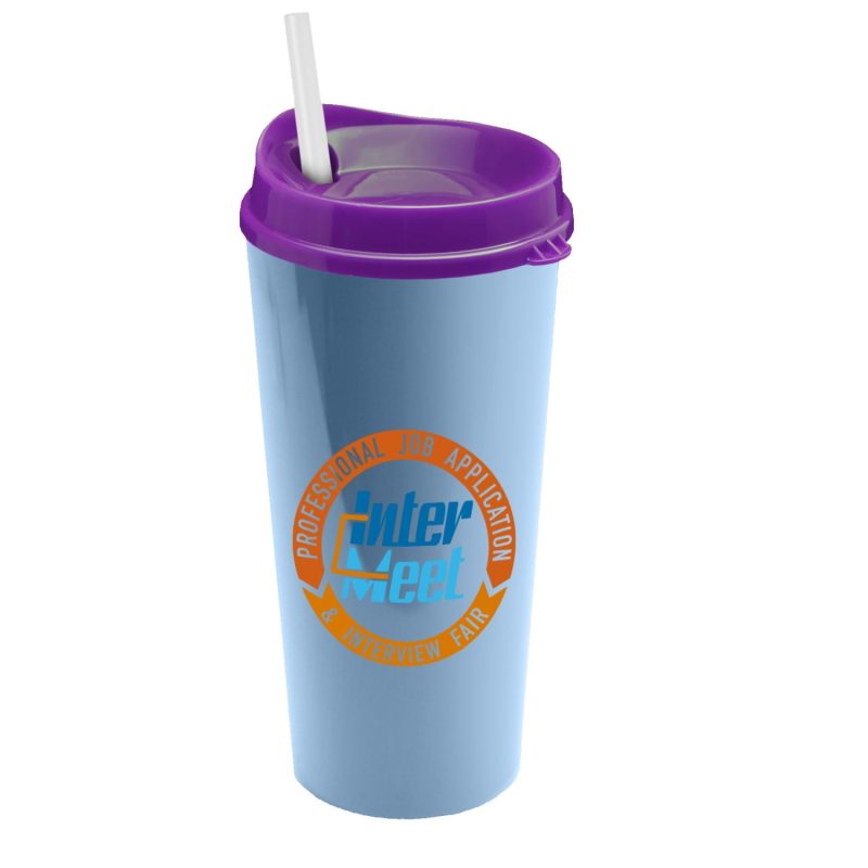 Garyline® Roadmaster Travel Tumbler with Sip Lid and Straw - 20 oz.-9