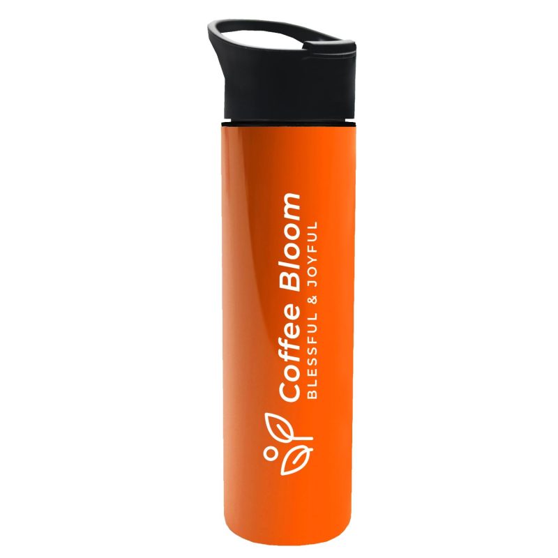 Garyline® Slim Double-Wall Insulated Bottle with Pop-Up Lid - 16 oz.-3