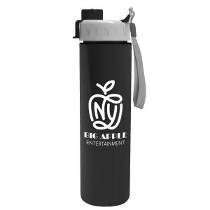 Garyline® Slim Double-Wall Insulated Bottle with Quick-Snap Lid - 16 oz.-1