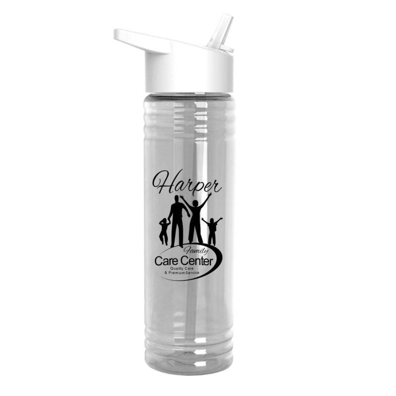 Garyline® Slim Fit Bottle with Flip-Straw Lid - 24 oz.-3