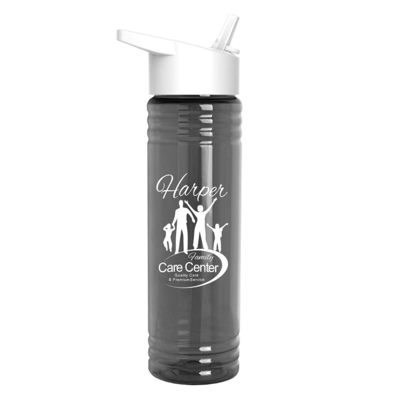 Garyline® Slim Fit Bottle with Flip-Straw Lid - 24 oz.-4