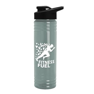 Garyline® Slim Fit RPET Bottle with Drink-Thru Lid - 24 oz.-1