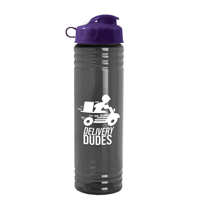 Garyline® Slim Fit RPET Bottle with Flip Lid - 24 oz.-4