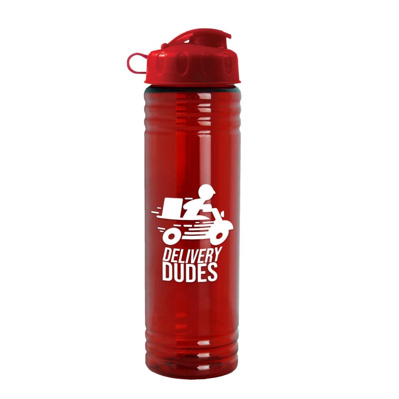 Garyline® Slim Fit RPET Bottle with Flip Lid - 24 oz.-8