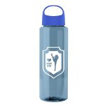 Garyline® Slim Fit RPET Bottle with Oval Crest Lid - 32 oz.-2