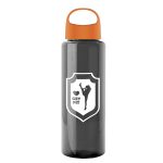 Garyline® Slim Fit RPET Bottle with Oval Crest Lid - 32 oz.-8
