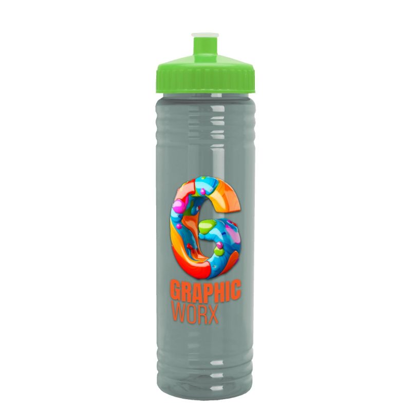 Garyline® Slim Fit RPET Bottle with Push-Pull Lid - 24 oz.-2