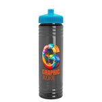 Garyline® Slim Fit RPET Bottle with Push-Pull Lid - 24 oz.-4