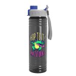 Garyline® Slim Fit RPET Bottle with Quick-Snap Lid - 24 oz.-2
