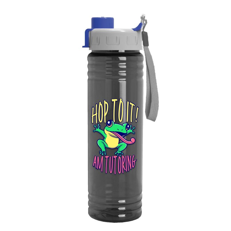 Garyline® Slim Fit RPET Bottle with Quick-Snap Lid - 24 oz.-2