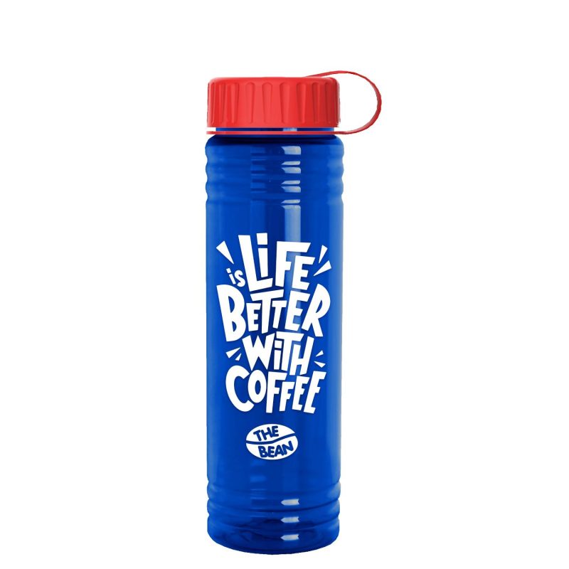 Garyline® Slim Fit RPET Bottle with Tethered Lid - 24 oz.-3