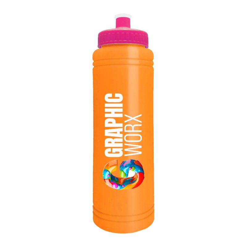 Garyline® Slim Line Bottle with Push-Pull Lid - 25 oz.-7