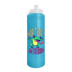 Garyline® Slim Line Bottle with Tethered Push-Pull Lid - 25 oz.-1