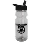 Garyline® Trainer Clear Bottle with Flip-Straw Lid - 24 oz.-1
