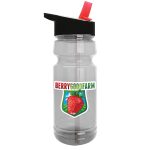 Garyline® Trainer Clear Bottle with Flip-Straw Lid - 24 oz.-4