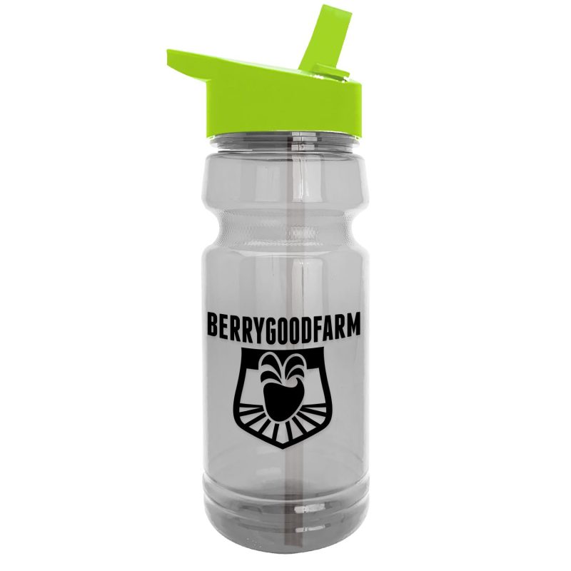 Garyline® Trainer Clear Bottle with Flip-Straw Lid - 24 oz.-5