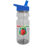 Garyline® Trainer Clear Bottle with Flip-Straw Lid - 24 oz.-8