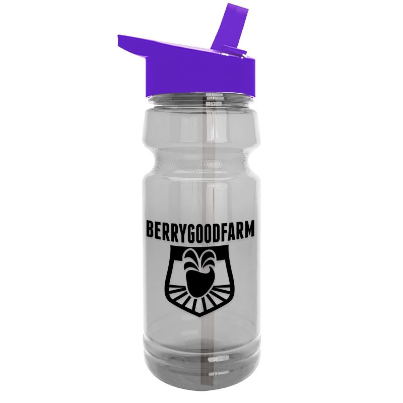 Garyline® Trainer Clear Bottle with Flip-Straw Lid - 24 oz.-9