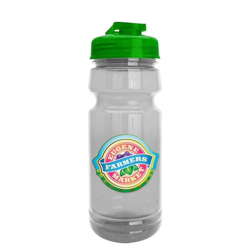 Garyline® Trainer Clear Bottle with Flip-Top Lid - 24 oz.-8