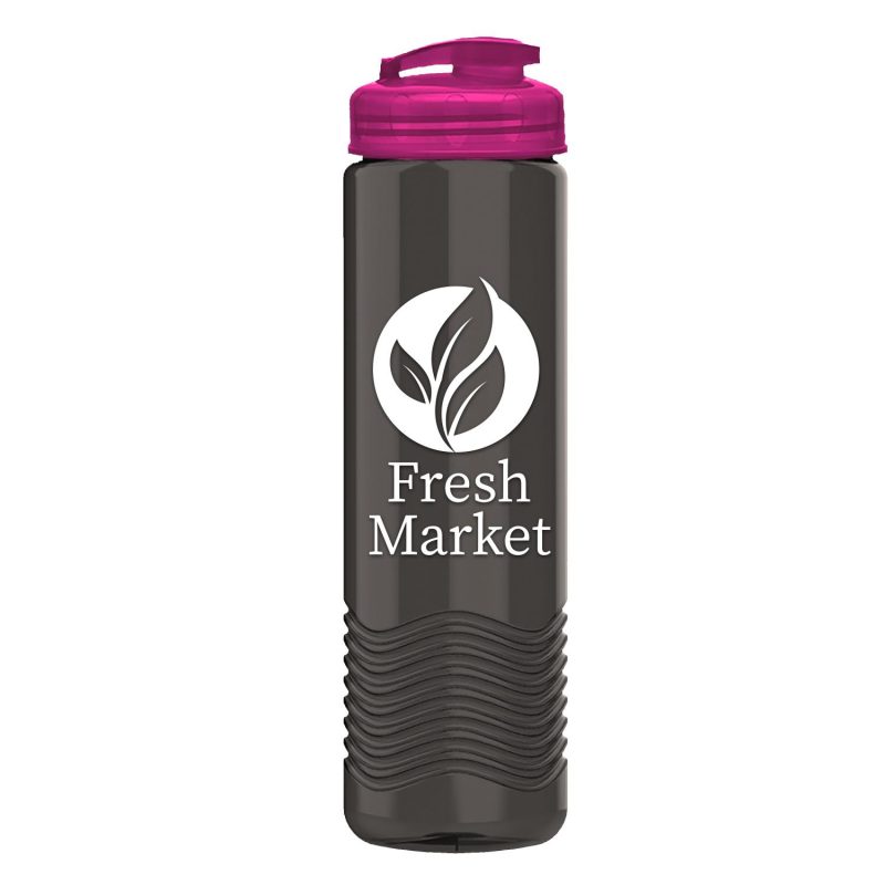 Garyline® Wave Tritan® Bottle with Flip-Top Lid - 24 oz.-4