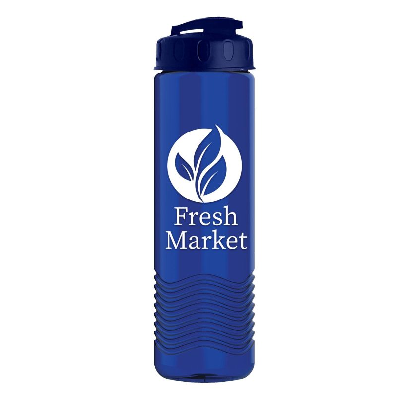Garyline® Wave Tritan® Bottle with Flip-Top Lid - 24 oz.-5