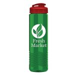 Garyline® Wave Tritan® Bottle with Flip-Top Lid - 24 oz.-8