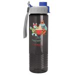 Garyline® Wave Tritan® Bottle with Quick-Snap Lid - 24 oz.-2