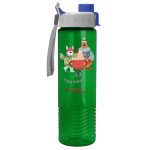 Garyline® Wave Tritan® Bottle with Quick-Snap Lid - 24 oz.-4
