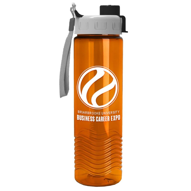 Garyline® Wave Tritan® Bottle with Quick-Snap Lid - 24 oz.-5