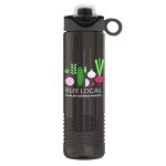 Garyline® Wave Tritan® Bottle with Two-Tone Drink-Thru Lid with Silicone Loop and Infuser - 24 oz.-2