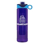 Garyline® Wave Tritan® Bottle with Two-Tone Drink-Thru Lid with Silicone Loop and Infuser - 24 oz.-7