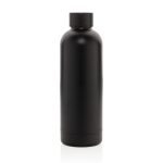 Impact Recycled Stainless Steel Vacuum Bottle - Black-2
