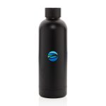 Impact Recycled Stainless Steel Vacuum Bottle - Black-1