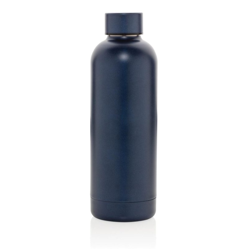 Impact Recycled Stainless Steel Vacuum Bottle - Blue-2
