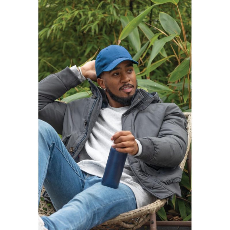Impact Recycled Stainless Steel Vacuum Bottle - Blue-8