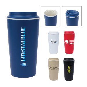 Kenzie 16 oz. Double Wall Recycled Polypropylene Coffee Tumbler-1