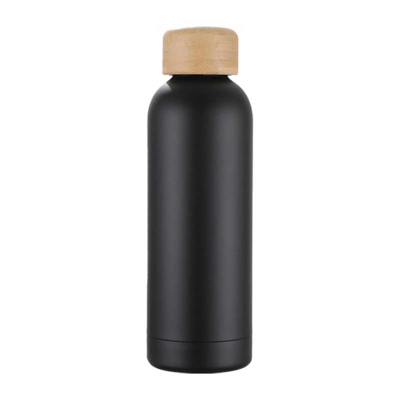 Lexi 17 oz Eco-Friendly Vacuum Stainless Steel Bottle w/ Bamboo Lid-3