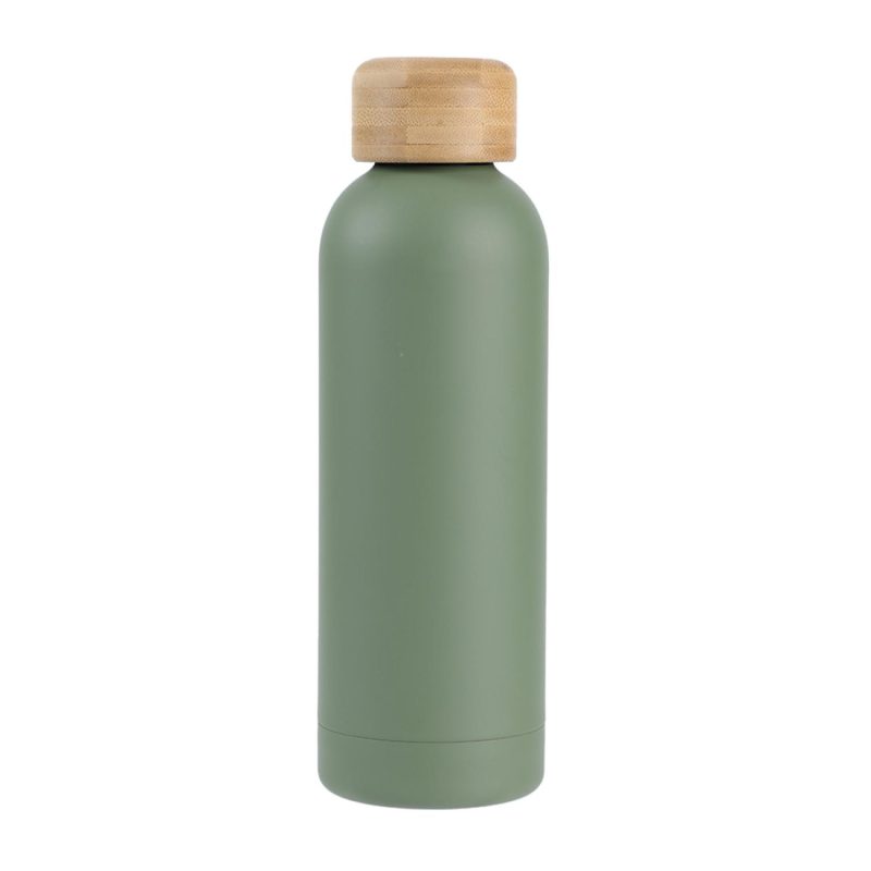 Lexi 17 oz Eco-Friendly Vacuum Stainless Steel Bottle w/ Bamboo Lid-8