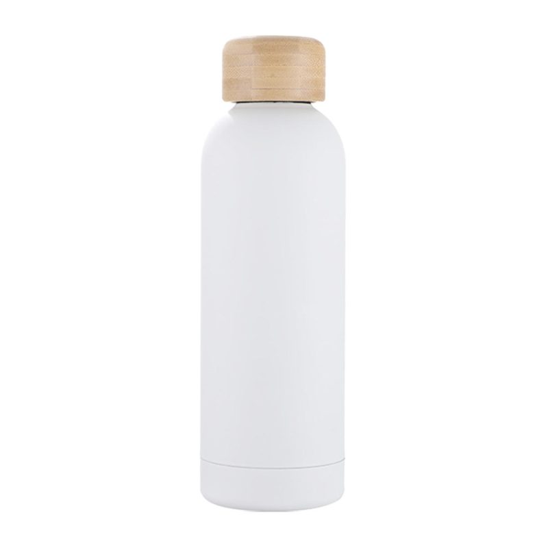 Lexi 17 oz Eco-Friendly Vacuum Stainless Steel Bottle w/ Bamboo Lid-10