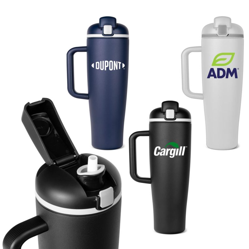 MaxHydrate 40oz. Pop Straw Bottle-1