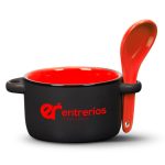 Merritt Soup Mug & Spoon - 12oz - Imprinted-5