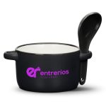 Merritt Soup Mug & Spoon - 12oz - Imprinted-8
