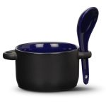 Merritt Soup Mug & Spoon - 12oz - Imprinted-10