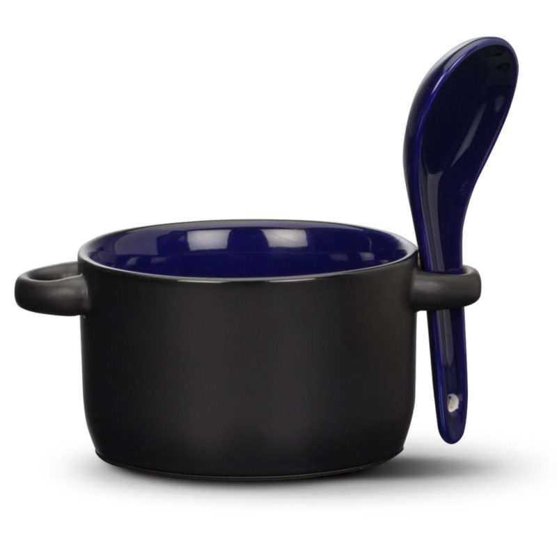 Merritt Soup Mug & Spoon - 12oz - Imprinted-10