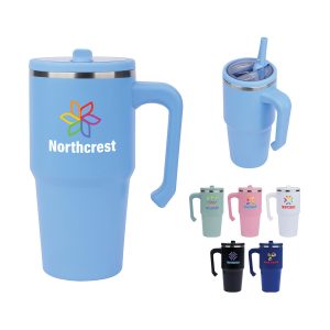 Nolan 20 oz. Double Wall Steel Vacuum Travel Mug-1