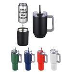 Novo Combo 20 oz Vacuum Insulated Stainless Steel Mug and Screw-On 12 oz Ca-2