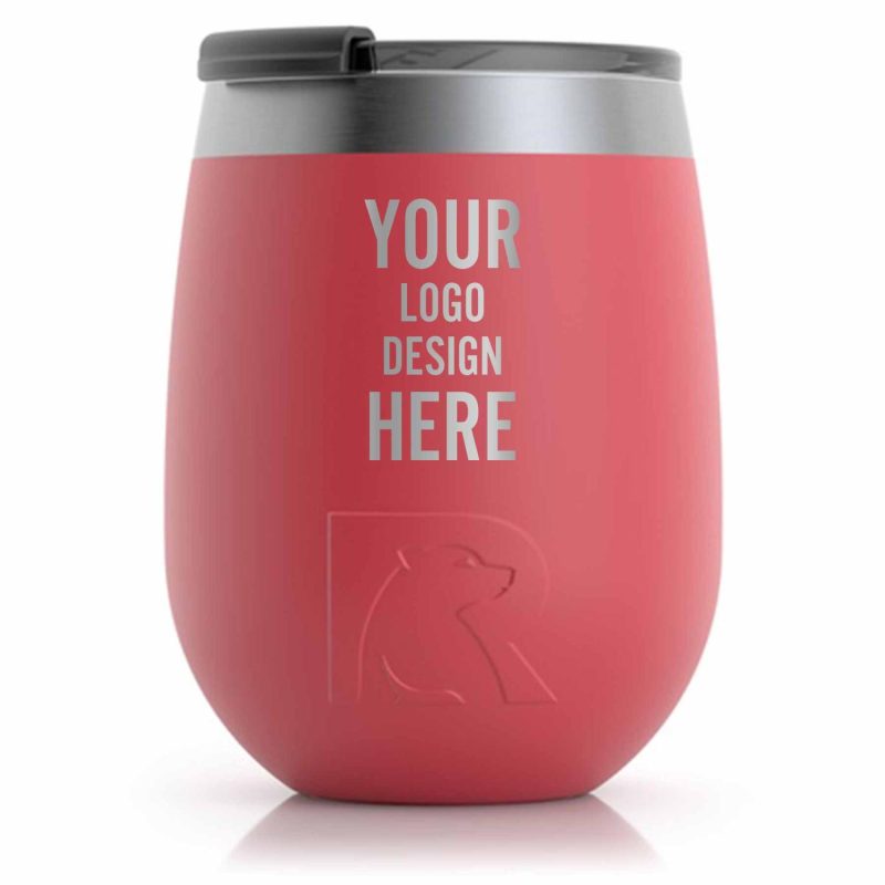 Personalized RTIC 10 oz Wine Tumbler - Powder Coated - Closeout-4