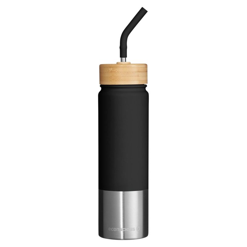 Playa 24 oz Stainless Steel Tumbler With Bamboo Lid-2